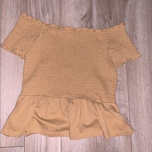 off the shoulder shirt